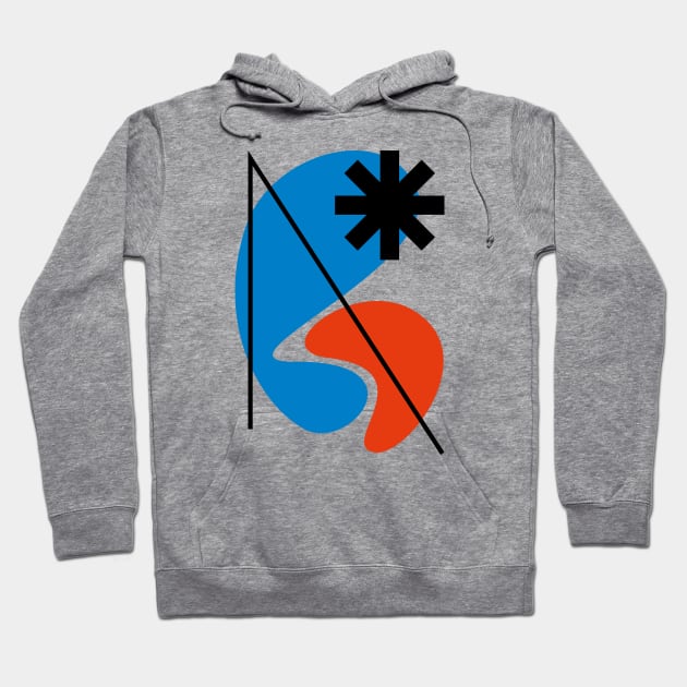 Black Star Hoodie by PosterLad